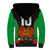 Custom PNG Mendi Muruks Rugby Sherpa Hoodie The Cassowary Head and PNG Bird Polynesian Tattoo LT03 - Polynesian Pride