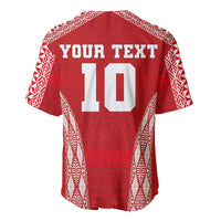 Custom Tonga Pacific Rugby 2024 Baseball Jersey Ngatu Tribal Pattern LT03 - Polynesian Pride