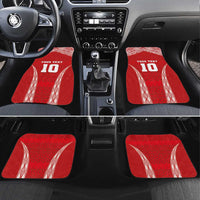 Custom Tonga Pacific Rugby 2024 Car Mats Ngatu Tribal Pattern LT03 Set 4pcs Red - Polynesian Pride