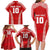 Custom Tonga Pacific Rugby 2024 Family Matching Long Sleeve Bodycon Dress and Hawaiian Shirt Ngatu Tribal Pattern