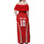 Custom Tonga Pacific Rugby 2024 Family Matching Off Shoulder Maxi Dress and Hawaiian Shirt Ngatu Tribal Pattern