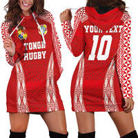 Custom Tonga Pacific Rugby 2024 Hoodie Dress Ngatu Tribal Pattern LT03 - Polynesian Pride