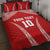 Custom Tonga Pacific Rugby 2024 Quilt Bed Set Ngatu Tribal Pattern