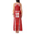 Custom Tonga Pacific Rugby 2024 Tank Maxi Dress Ngatu Tribal Pattern