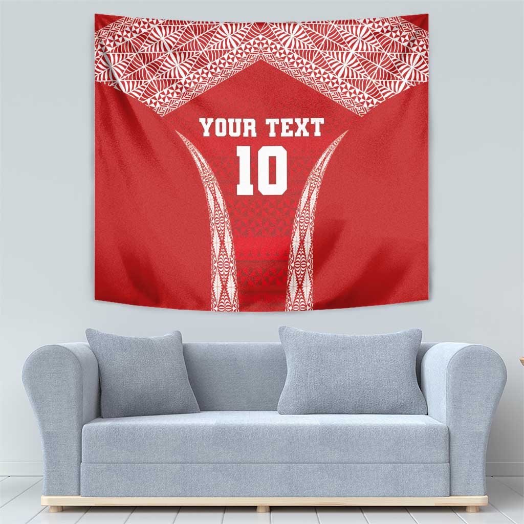 Custom Tonga Pacific Rugby 2024 Tapestry Ngatu Tribal Pattern LT03 - Polynesian Pride