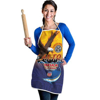 American Samoa Fautasi Apron Bald Eage and Sailfish with Kakau Motifs LT03 - Polynesian Pride