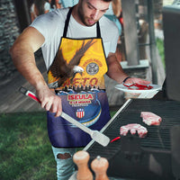 American Samoa Fautasi Apron Bald Eage and Sailfish with Kakau Motifs LT03 - Polynesian Pride