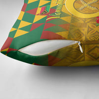 Melanesian Vanuatu Pillow Cover With Tapa Tribal Pattern and Triangle Geometric Tricolor LT03 - Polynesian Pride