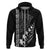 Custom New Zealand Rugby Hoodie Haka Dance Tribal God Mask Maori Pattern LT03 Zip Hoodie Black - Polynesian Pride