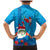 Hawaiian Santa Claus Snorkeling Family Matching Mermaid Dress and Hawaiian Shirt Kakau and Polynesian Pattern