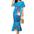 Hawaiian Santa Claus Snorkeling Family Matching Mermaid Dress and Hawaiian Shirt Kakau and Polynesian Pattern