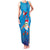 Hawaiian Santa Claus Snorkeling Family Matching Tank Maxi Dress and Hawaiian Shirt Kakau and Polynesian Pattern