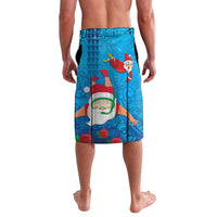 Hawaiian Santa Claus Snorkeling Lavalava Kakau and Polynesian Pattern LT03 - Polynesian Pride