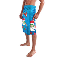 Hawaiian Santa Claus Snorkeling Lavalava Kakau and Polynesian Pattern LT03 - Polynesian Pride