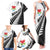 New Zealand Auckland Family Matching Tank Maxi Dress and Hawaiian Shirt Auckland's Emblem and Silver Ferns - Maori Art Tattoo