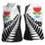 New Zealand Auckland Women Sleeveless Polo Shirt Auckland's Emblem and Silver Ferns - Maori Art Tattoo