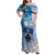 New Zealand Nelson Family Matching Off Shoulder Maxi Dress and Hawaiian Shirt Nelson's Flag and Seal - Maori Art Tattoo