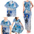 New Zealand Nelson Family Matching Tank Maxi Dress and Hawaiian Shirt Nelson's Flag and Seal - Maori Art Tattoo