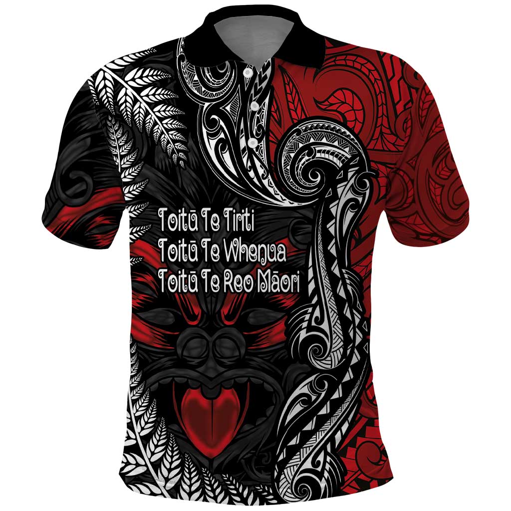 Aotearoa Toitu Te Tiriti Polo Shirt New Zealand Honour the Treaty - Te Tiriti Is Us