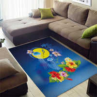 Palau Jellyfish Area Rug Ocean Heritage Tropical Plants LT03 - Polynesian Pride