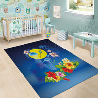 Palau Jellyfish Area Rug Ocean Heritage Tropical Plants LT03 - Polynesian Pride