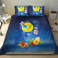 Palau Jellyfish Bedding Set Ocean Heritage Tropical Plants LT03 - Polynesian Pride