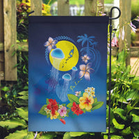 Palau Jellyfish Garden Flag Ocean Heritage Tropical Plants LT03 Garden Flag Blue - Polynesian Pride