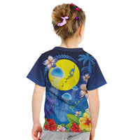 Palau Jellyfish Kid T Shirt Ocean Heritage Tropical Plants LT03 - Polynesian Pride