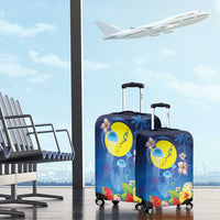 Palau Jellyfish Luggage Cover Ocean Heritage Tropical Plants LT03 - Polynesian Pride