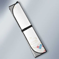 Hawaiian and Japanese Culture Together Auto Sun Shade Tropical Honu with Japanese Elements Blue Color LT03 - Polynesian Pride