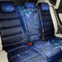 New Zealand Matariki Back Car Seat Cover Maori Pattern and Silver Fern LT03 - Polynesian Pride