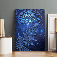 New Zealand Matariki Canvas Wall Art Maori Pattern and Silver Fern LT03 - Polynesian Pride