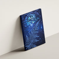 New Zealand Matariki Canvas Wall Art Maori Pattern and Silver Fern LT03 - Polynesian Pride