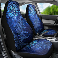 New Zealand Matariki Car Seat Cover Maori Pattern and Silver Fern LT03 - Polynesian Pride