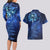 New Zealand Matariki Couples Matching Long Sleeve Bodycon Dress and Hawaiian Shirt Maori Pattern and Silver Fern