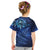 New Zealand Matariki Kid T Shirt Maori Pattern and Silver Fern