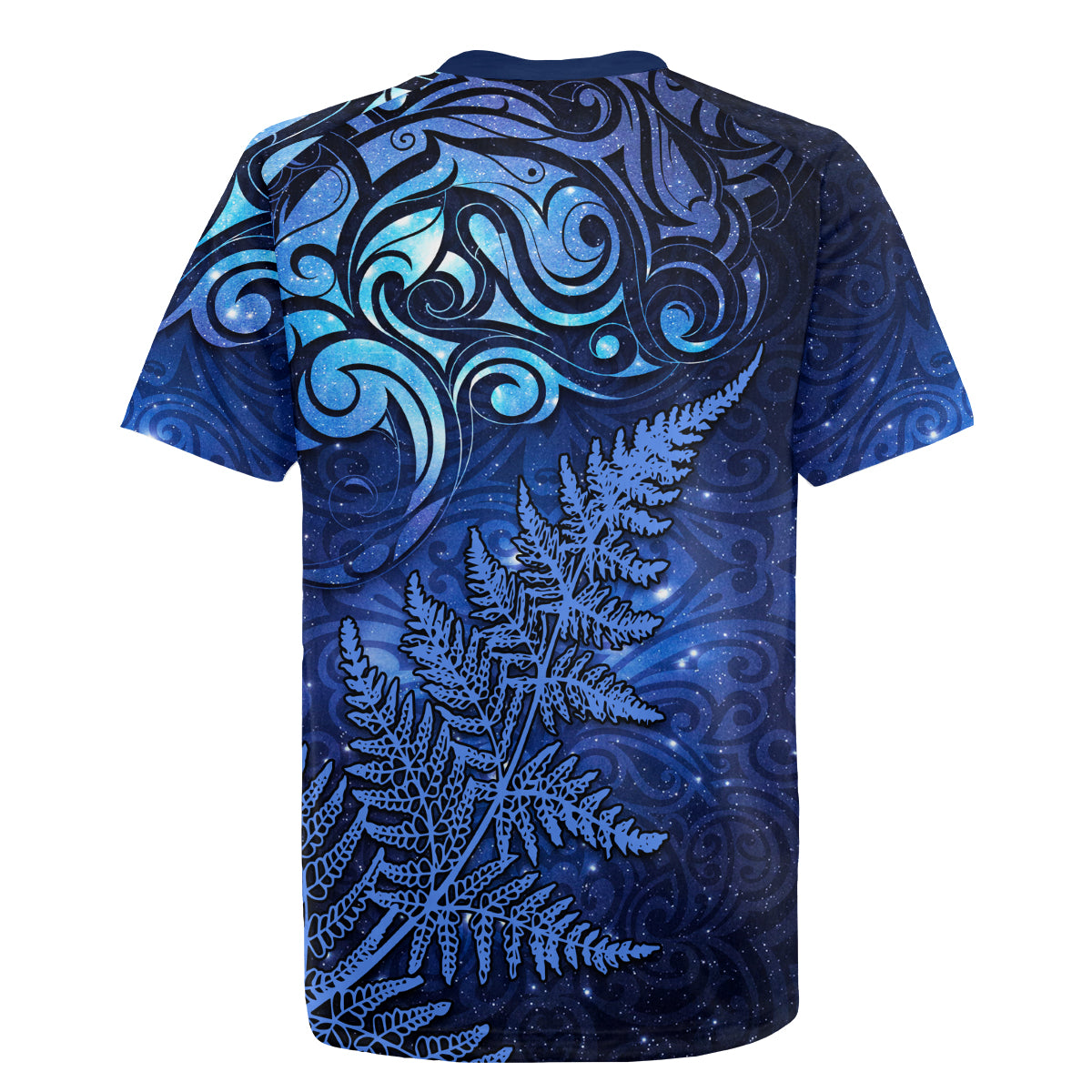 New Zealand Matariki Rugby Jersey Maori Pattern and Silver Fern LT03 - Polynesian Pride