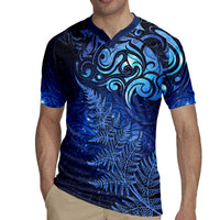 New Zealand Matariki Rugby Jersey Maori Pattern and Silver Fern LT03 - Polynesian Pride