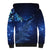 New Zealand Matariki Sherpa Hoodie Maori Pattern and Silver Fern