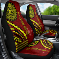 Kolisi Tonga Atele Car Seat Cover Ngatu and Polynesian Pattern LT03 - Polynesian Pride