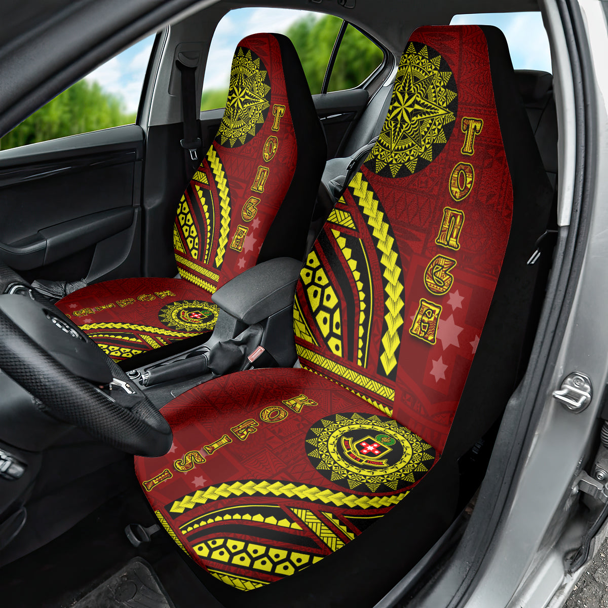 Kolisi Tonga Atele Car Seat Cover Ngatu and Polynesian Pattern LT03 - Polynesian Pride