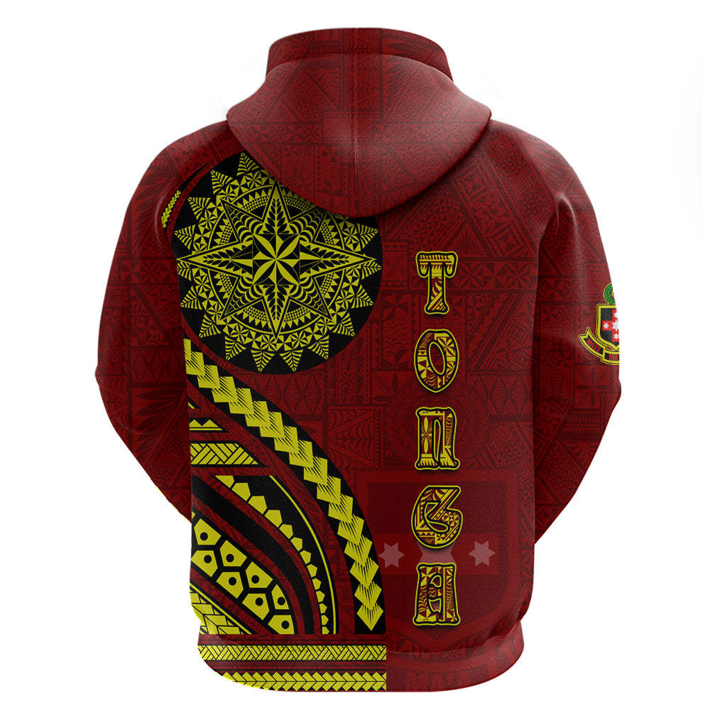 Kolisi Tonga Atele Hoodie Ngatu and Polynesian Pattern LT03 - Polynesian Pride