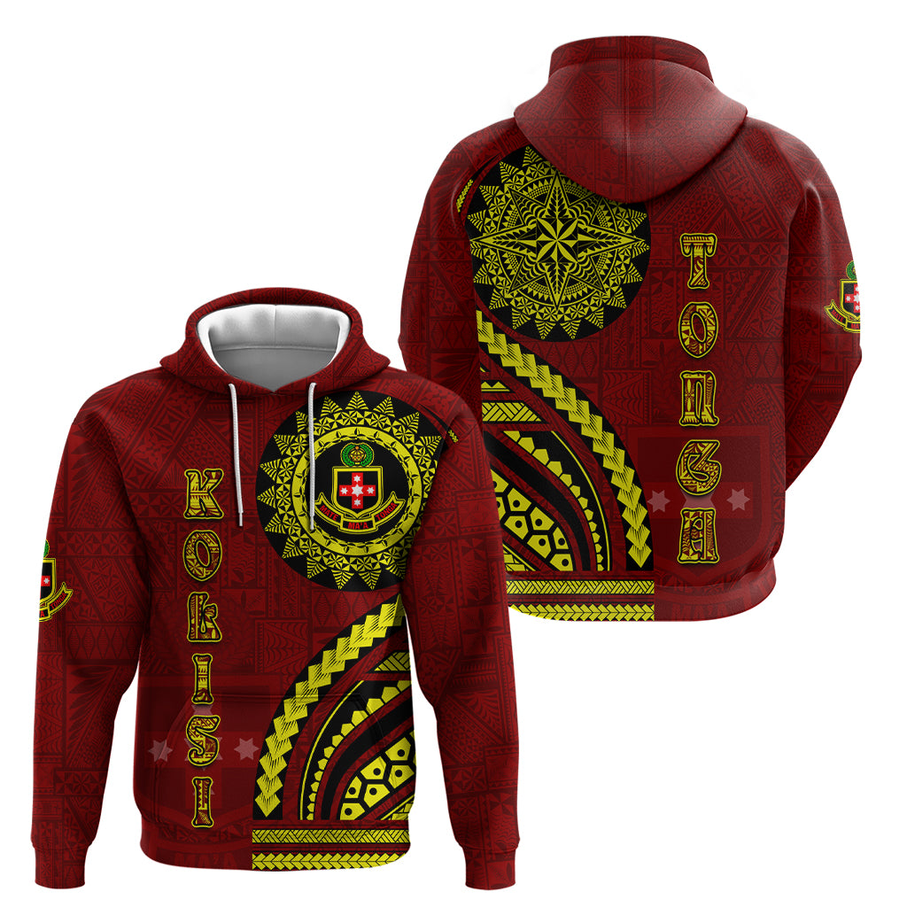 Kolisi Tonga Atele Hoodie Ngatu and Polynesian Pattern LT03 - Polynesian Pride