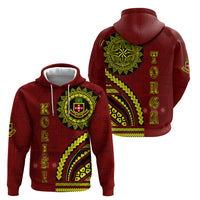 Kolisi Tonga Atele Hoodie Ngatu and Polynesian Pattern LT03 - Polynesian Pride