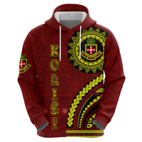 Kolisi Tonga Atele Hoodie Ngatu and Polynesian Pattern LT03 - Polynesian Pride