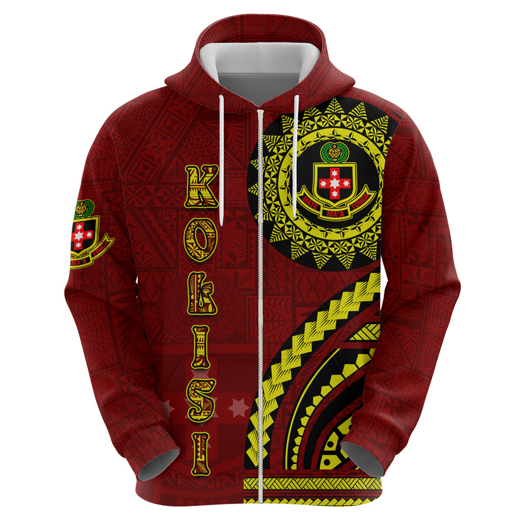 Kolisi Tonga Atele Hoodie Ngatu and Polynesian Pattern LT03 - Polynesian Pride