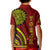 Kolisi Tonga Atele Kid Polo Shirt Ngatu and Polynesian Pattern