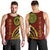 Kolisi Tonga Atele Men Tank Top Ngatu and Polynesian Pattern