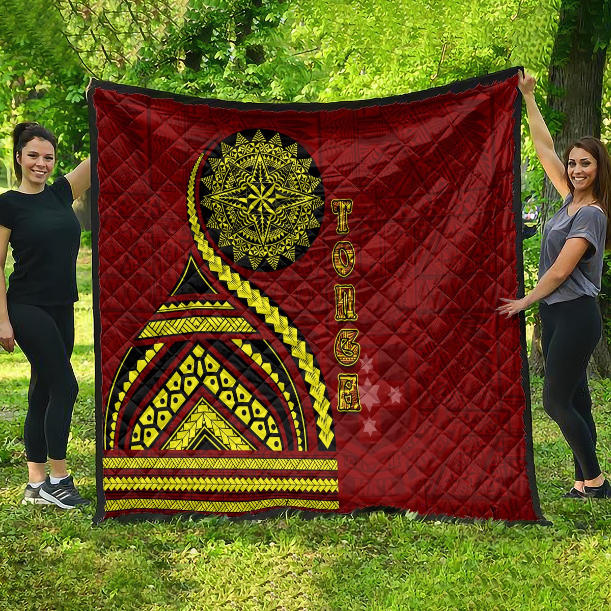 Kolisi Tonga Atele Quilt Ngatu and Polynesian Pattern LT03 - Polynesian Pride