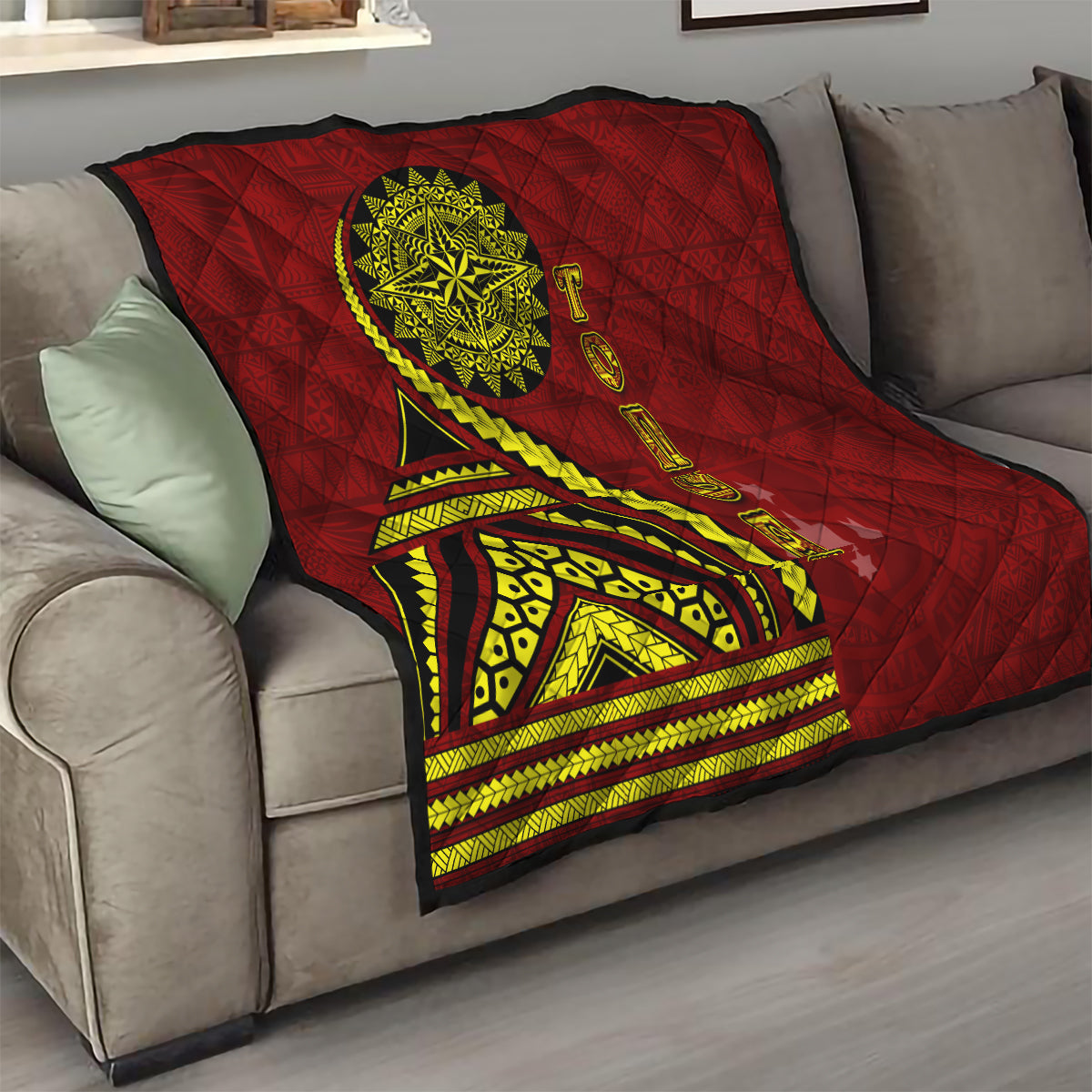 Kolisi Tonga Atele Quilt Ngatu and Polynesian Pattern LT03 - Polynesian Pride